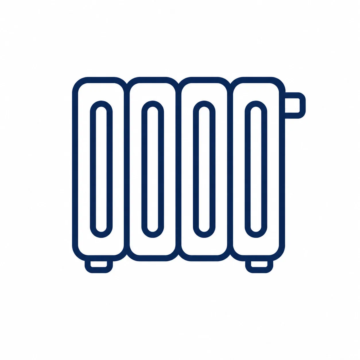Radiator und Bodenheizung als Wärmeverteilung für eine Wärmepumpe