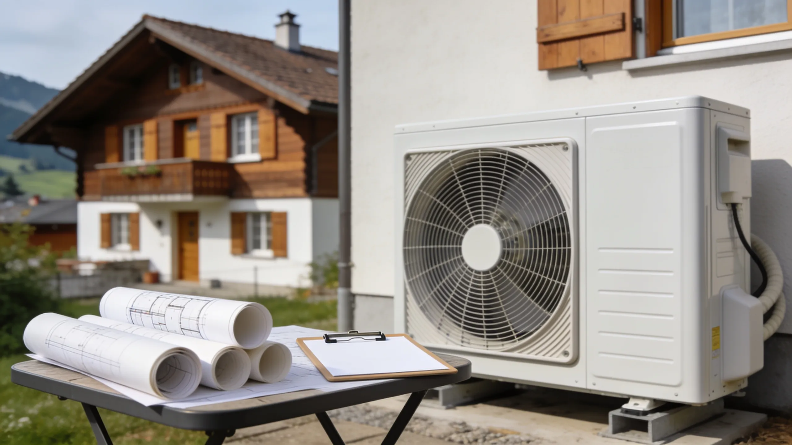 Wärmepumpe und Baudokumente – Meldung der wärmetechnischen Anlage (WTA) an die Gebäudeversicherung Zürich